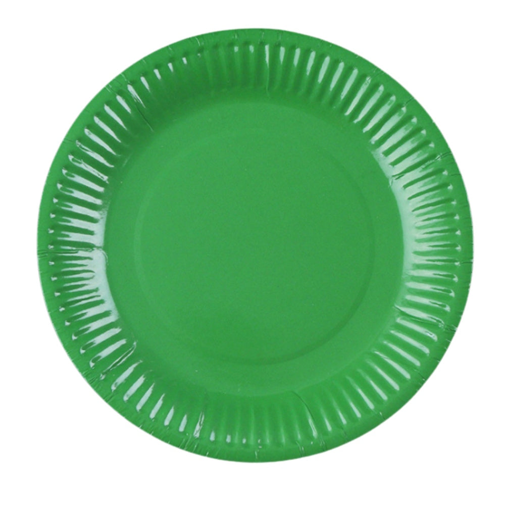 Value Large Party Plates 10pk - Dark Green