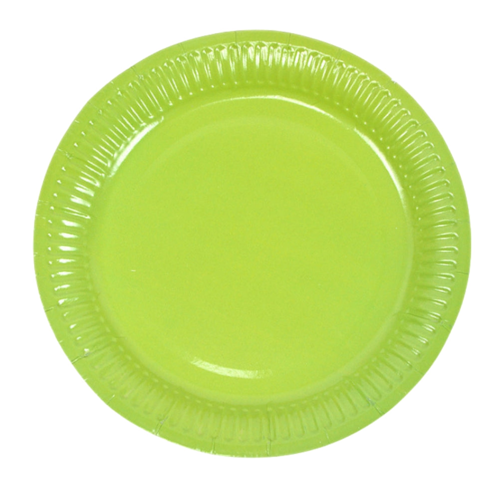 Value Large Party Plates 10pk - Lime Green