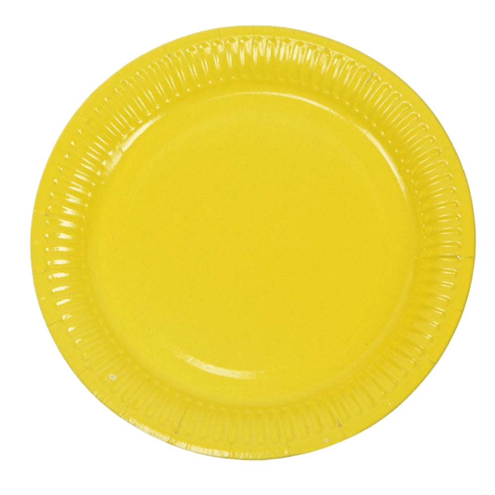 Value Large Party Plates 10pk - Yellow