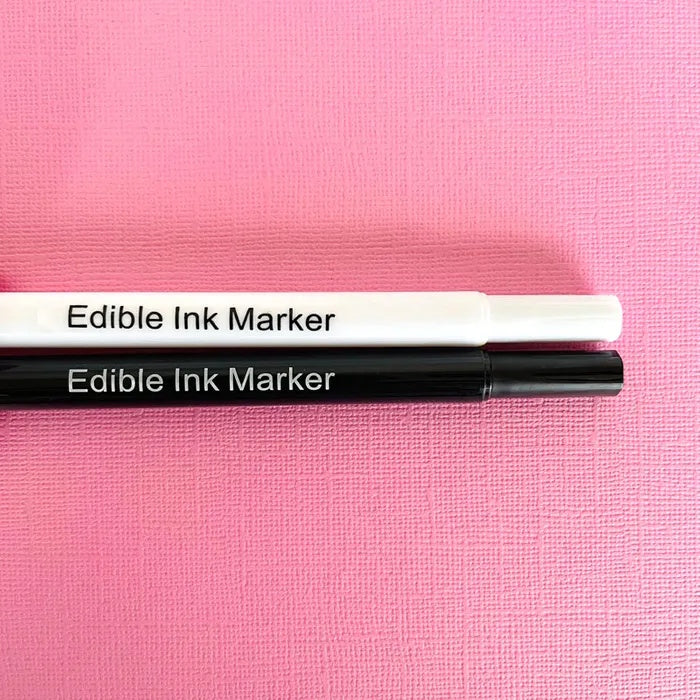 Vivid Edible Marker Pens 2pk - White & Black