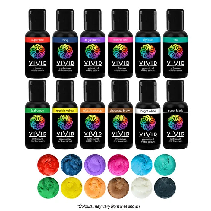 Vivid Gel Colours 12 Pack