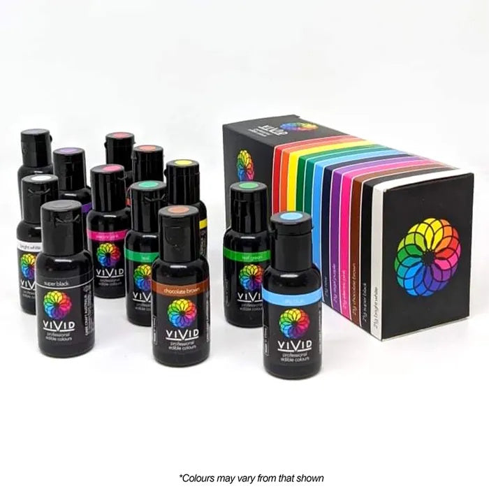 Vivid Gel Colours 12 Pack