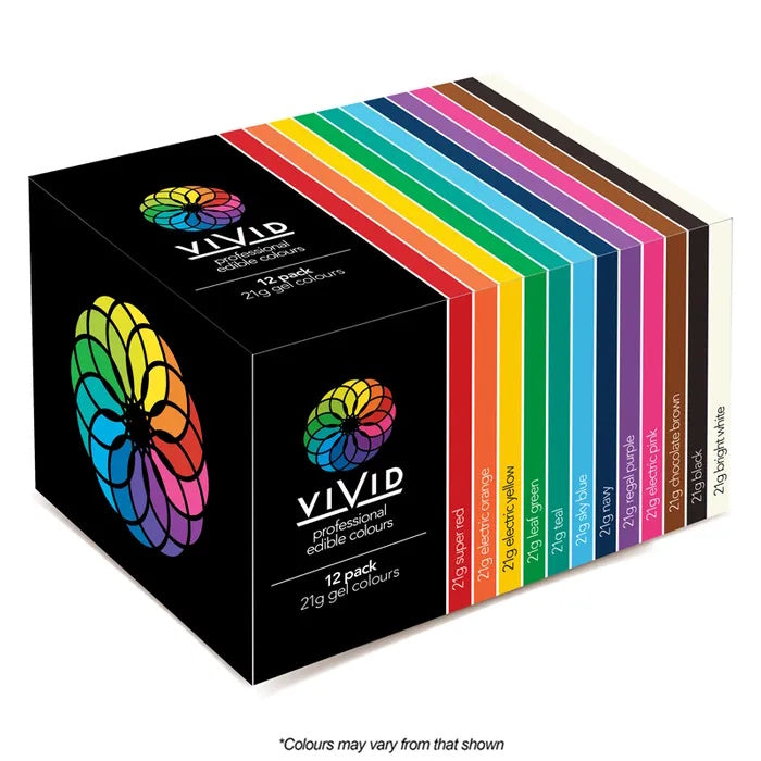 Vivid Gel Colours 12 Pack