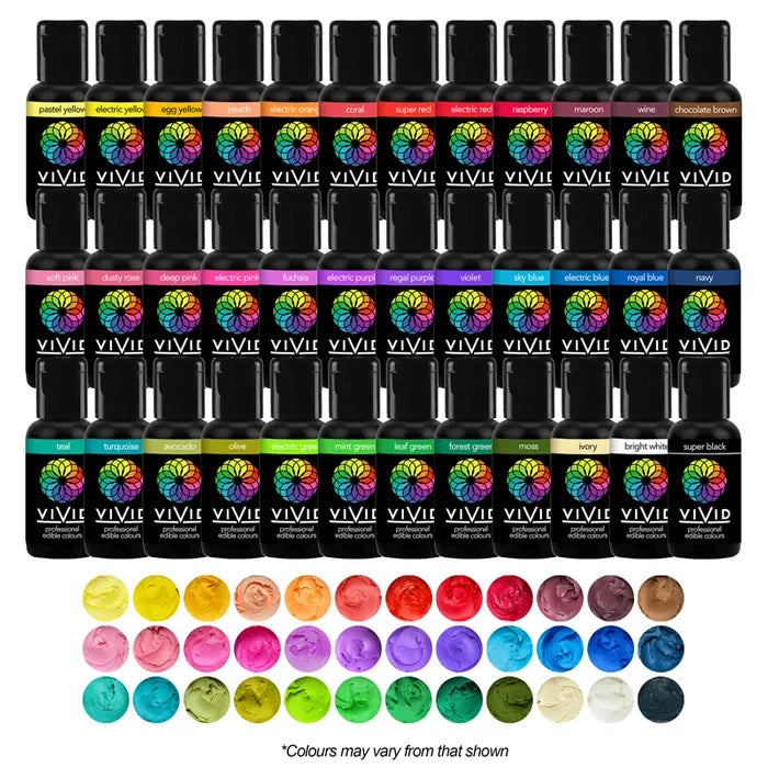 Vivid Gel Colours Complete 36 Pack