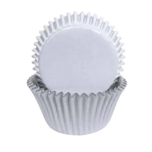 Cake Craft Foil Cupcake Cases 72pk - White