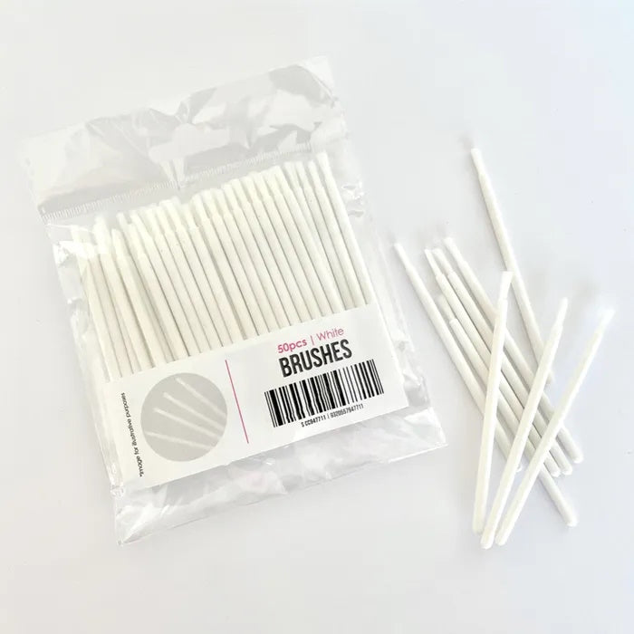 White Brushes - 50pk