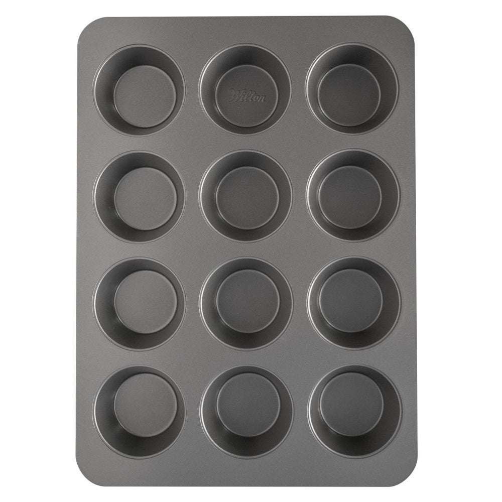 Wilton Silver Regular Muffin Pan 12 Cup