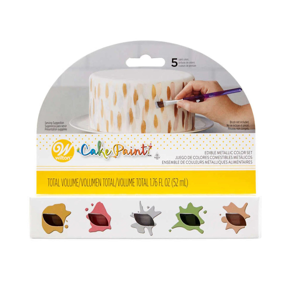 Wilton Cake Paint Set - Metallic