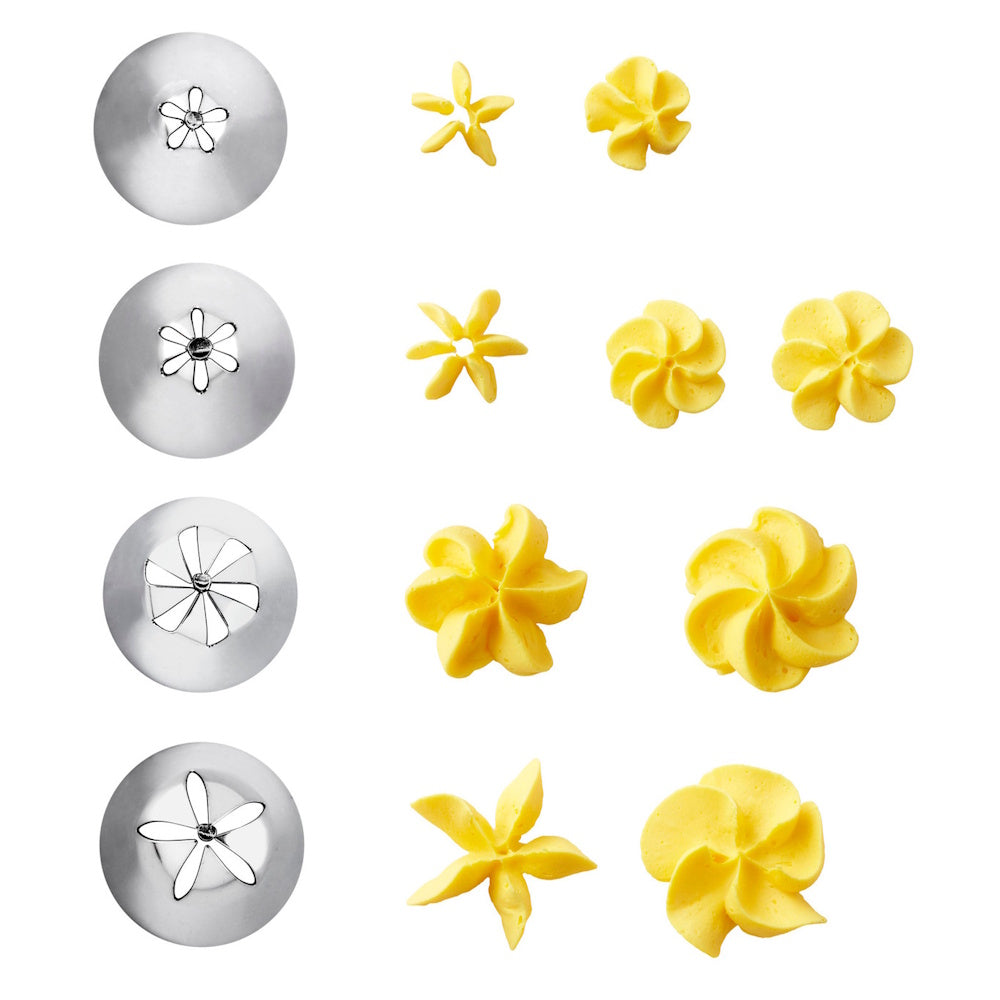 Wilton Drop Flower 4pc Tip Set