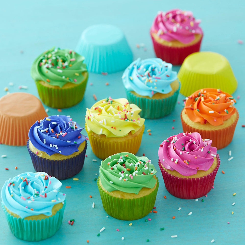 Wilton Rainbow Brights Cupcake Cases 300pk