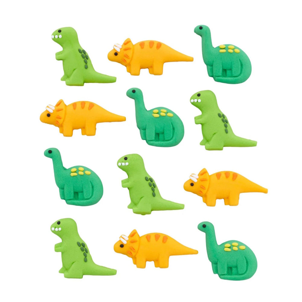 Wilton Royal Icing Decorations - Dinosaurs 12pk