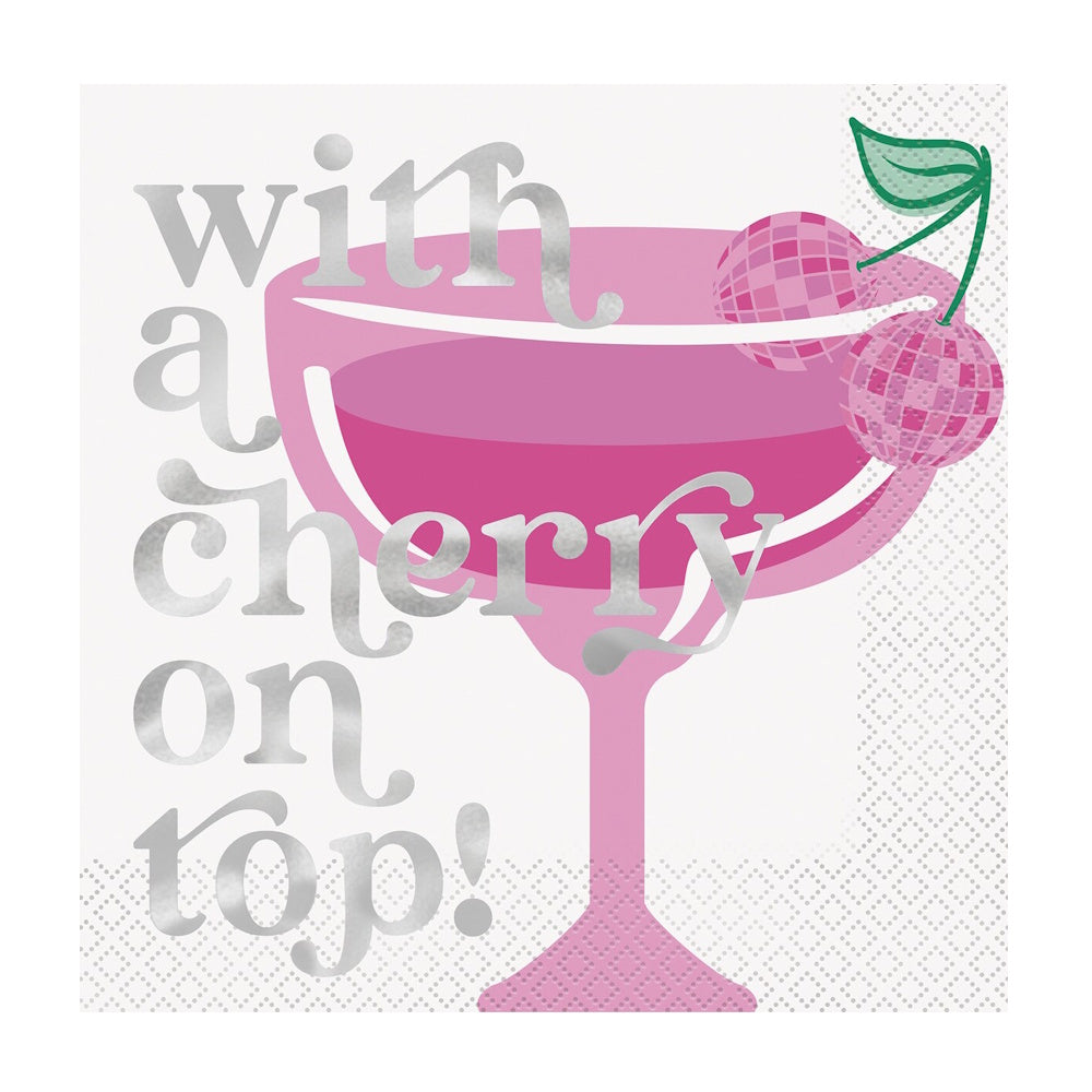 With a Cherry On Top! Lunch Napkins 16pk