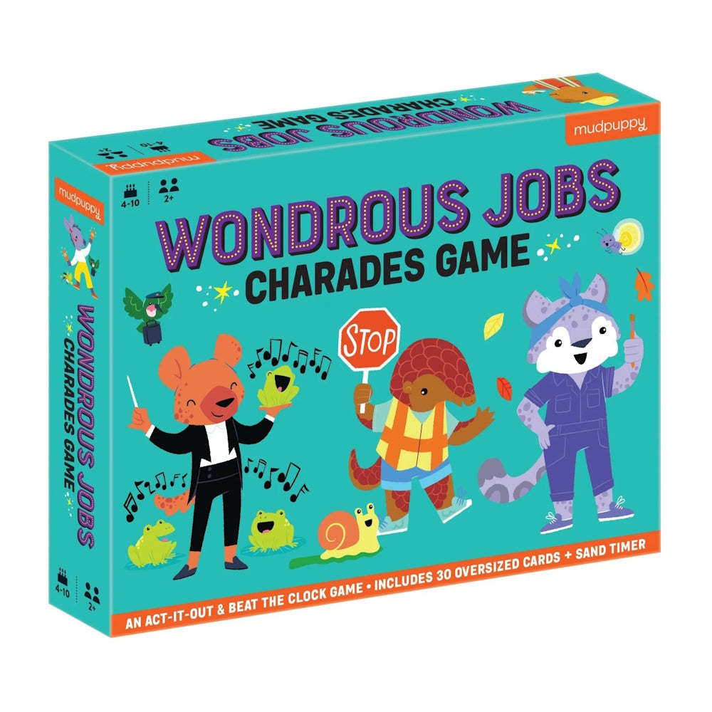 Mudpuppy - Wondrous Jobs Charades Game