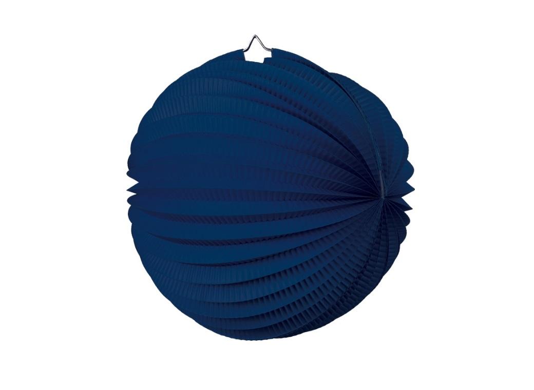 Accordion Lantern 25cm - Navy Blue