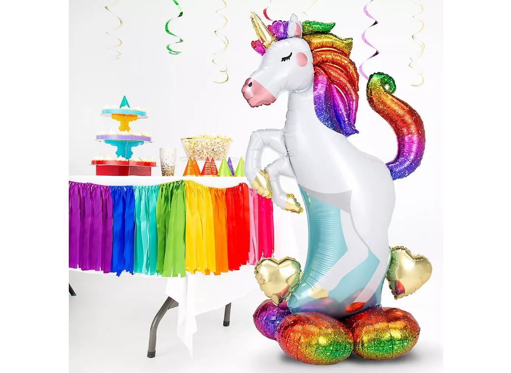 AirLoonz Unicorns & Hearts Foil Balloon