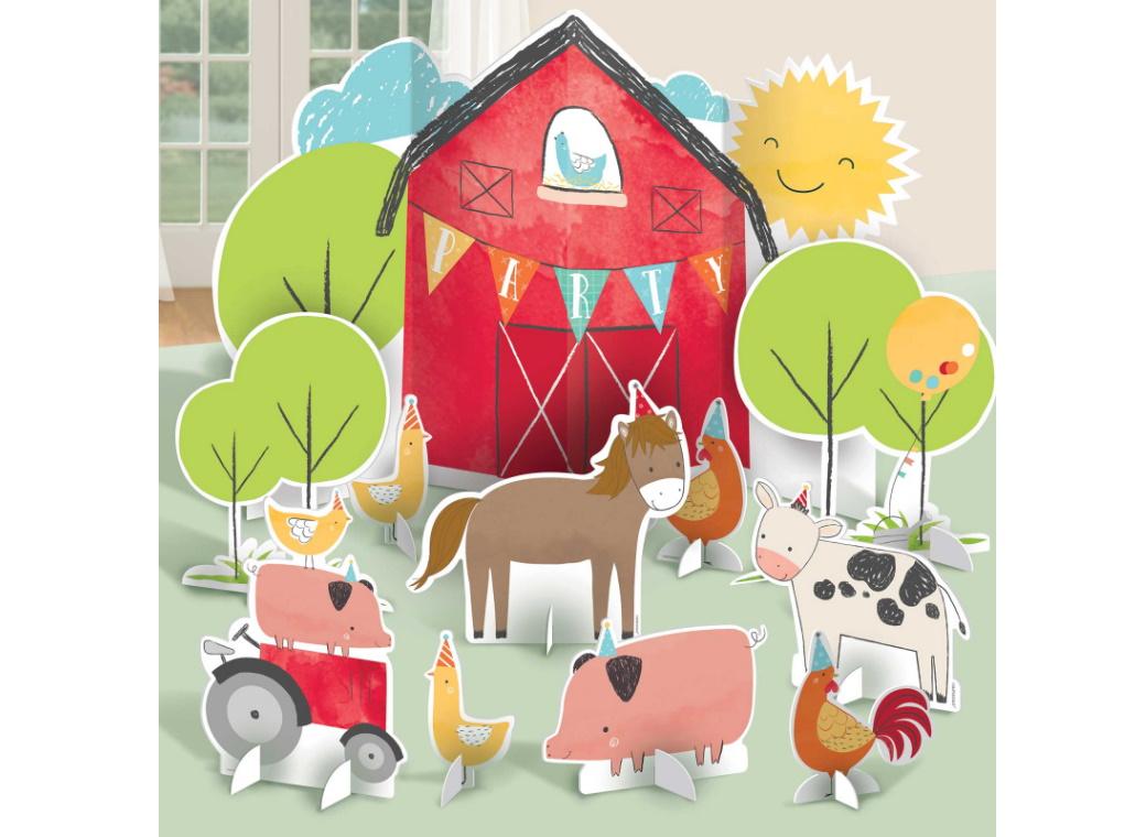 Barnyard Birthday Table Decorating Kit