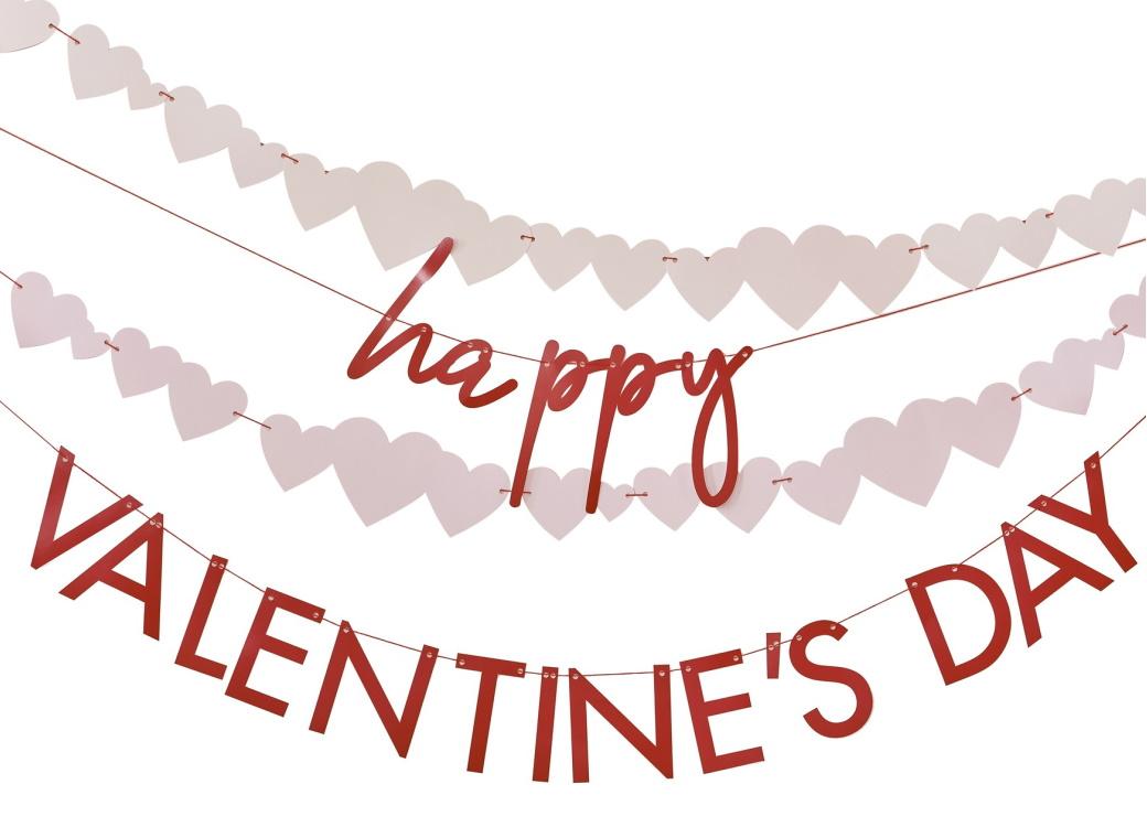 Be Mine Happy Valentines Bunting