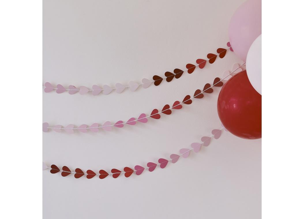 Be Mine Ombre Heart Garland