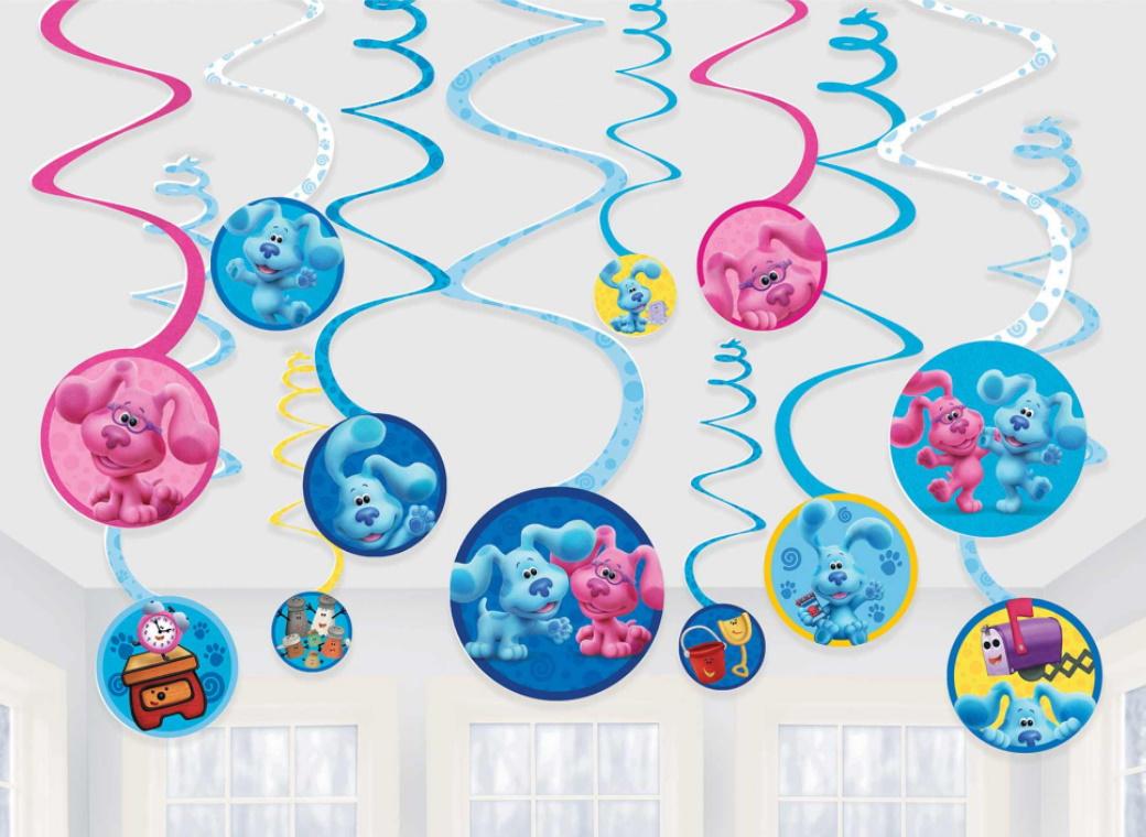 Blue's Clues Hanging Spiral Decorations