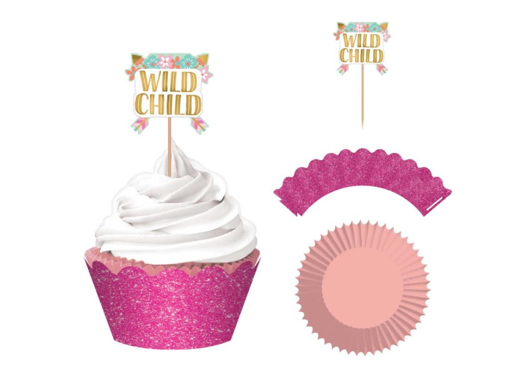 Boho Girl Cupcake Kit