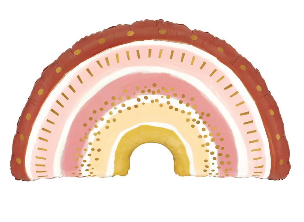 Boho Rainbow SuperShape Foil Balloon