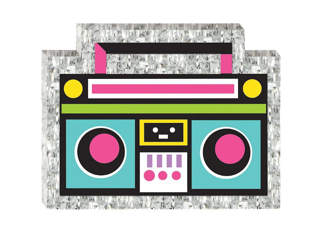 Awesome 80s Mini Pinata Decoration