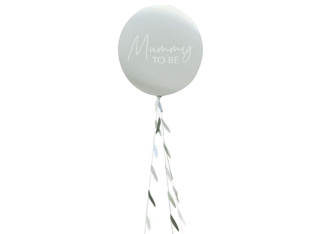 Botanical Baby 60cm Balloon with Foliage Tail