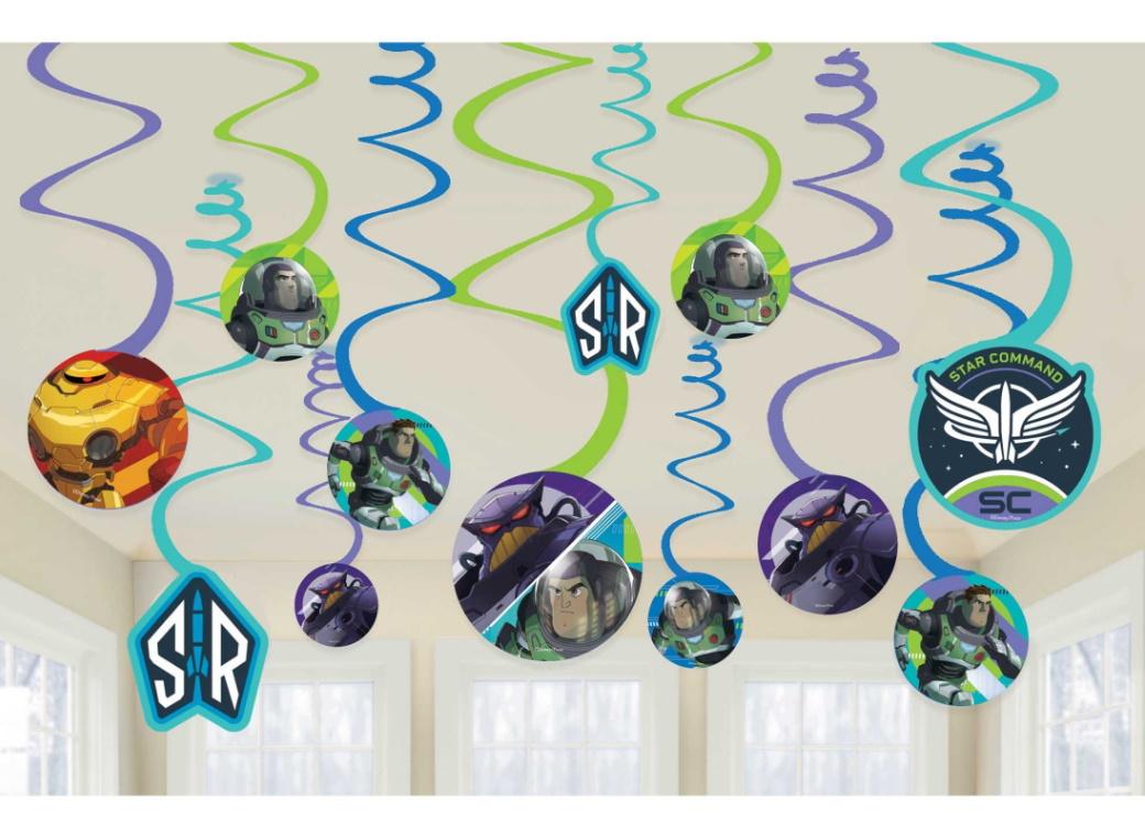 Buzz Lightyear Hanging Spiral Decorations