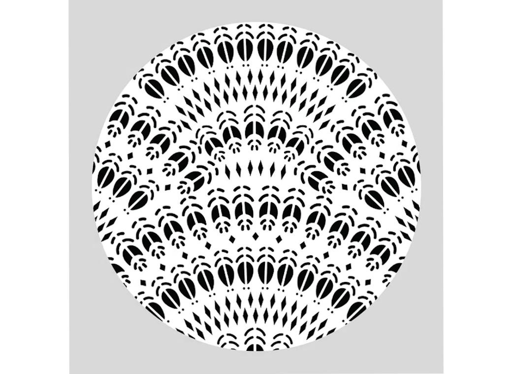 Cake Craft 3pce Cake Stencil Set - Peacock