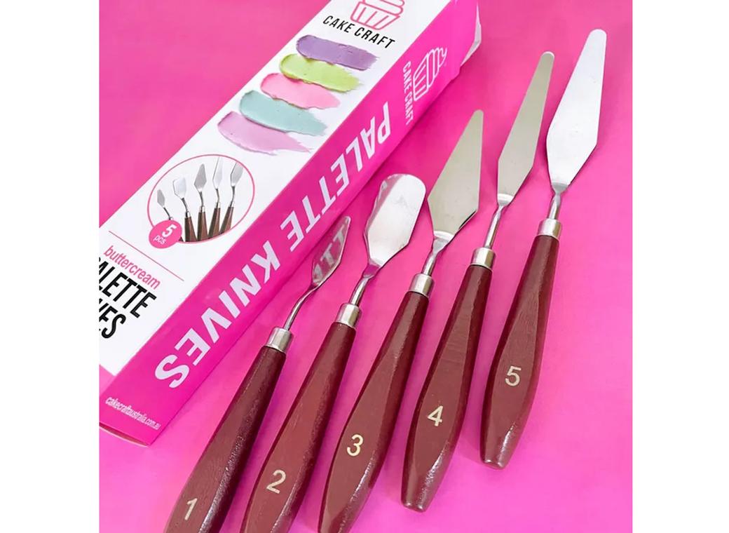 Cake Craft Buttercream Palette Knives 5pce Set