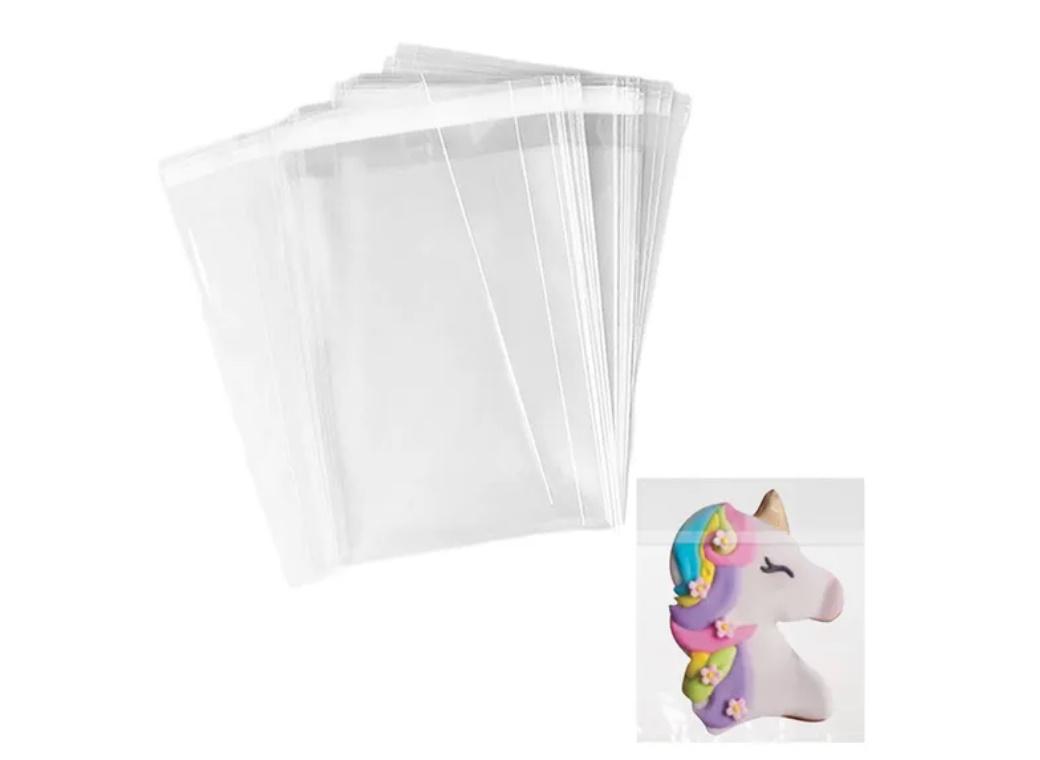 Cellophane Self-Sealing Bags 10x10cm - 100pk