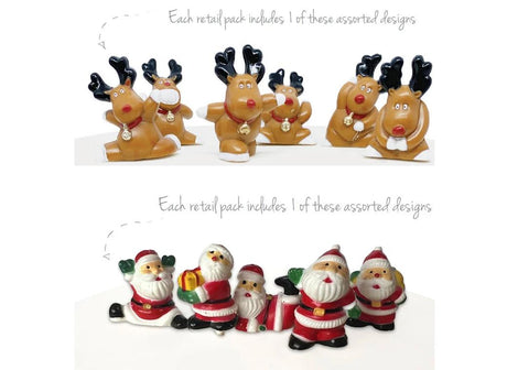 Cheerful Christmas Scene Decorating Kit