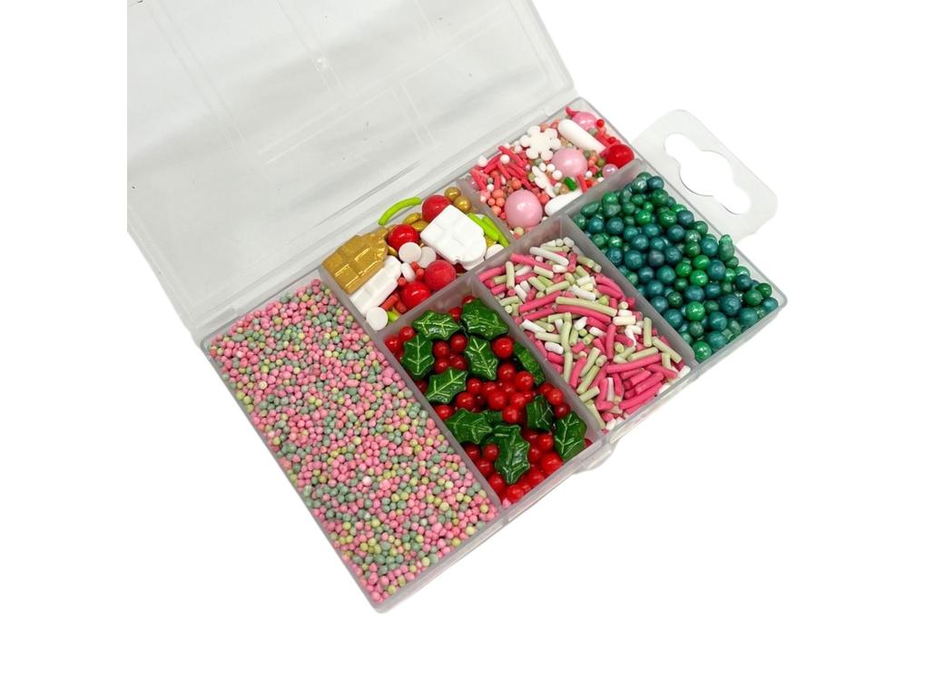 Sweet Sprinkles Bento Box - Christmas Green & Red