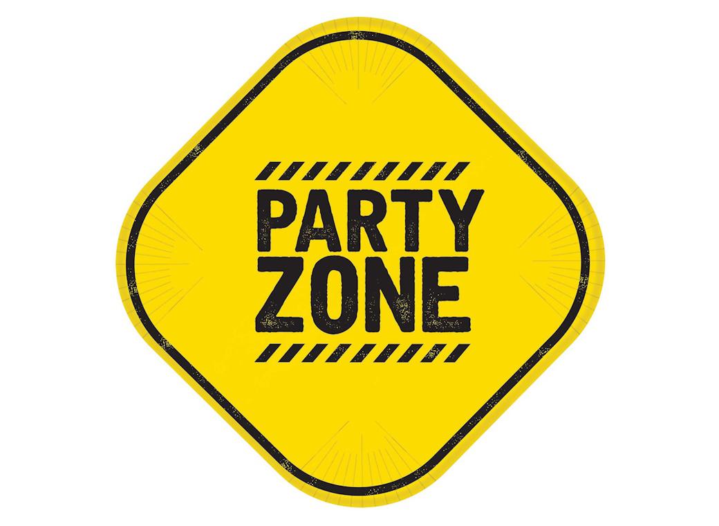 Construction Dinner Plates 8pk