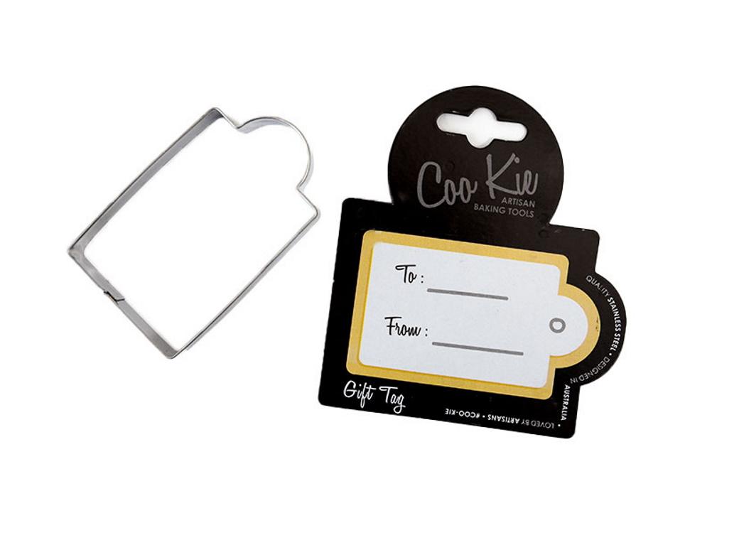 Coo Kie Gift Tag Cookie Cutter