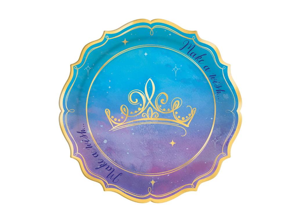 Disney Princess Once Upon A Time Lunch Plates 8pk