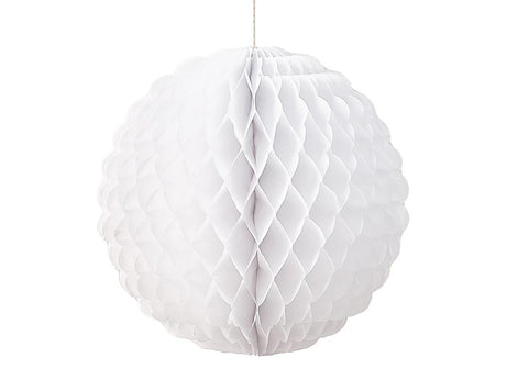 Ditsy Daisy White Honeycomb Decorations 2pk