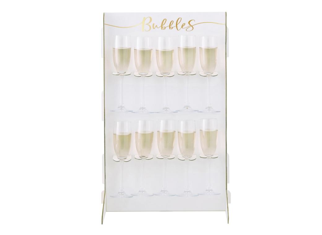 Gold Drinks Wall Holder Stand
