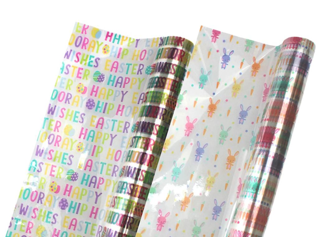 Easter Printed Cello Wrap - Assorted