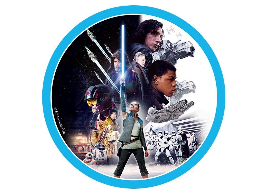 Edible Icing Image - Star Wars The Last Jedi Round