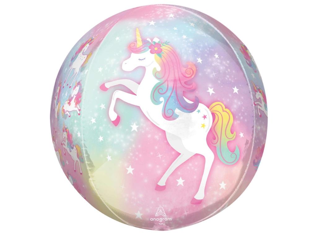 Enchanted Unicorn Orbz Balloon