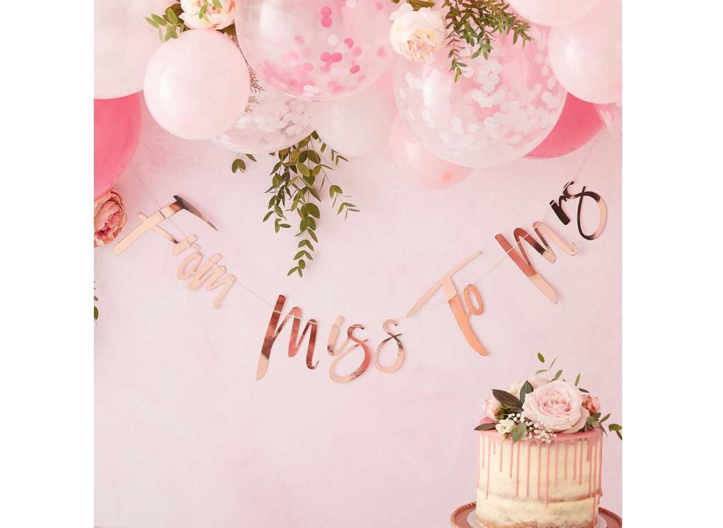 Floral Hen Party Miss to Mrs Banner