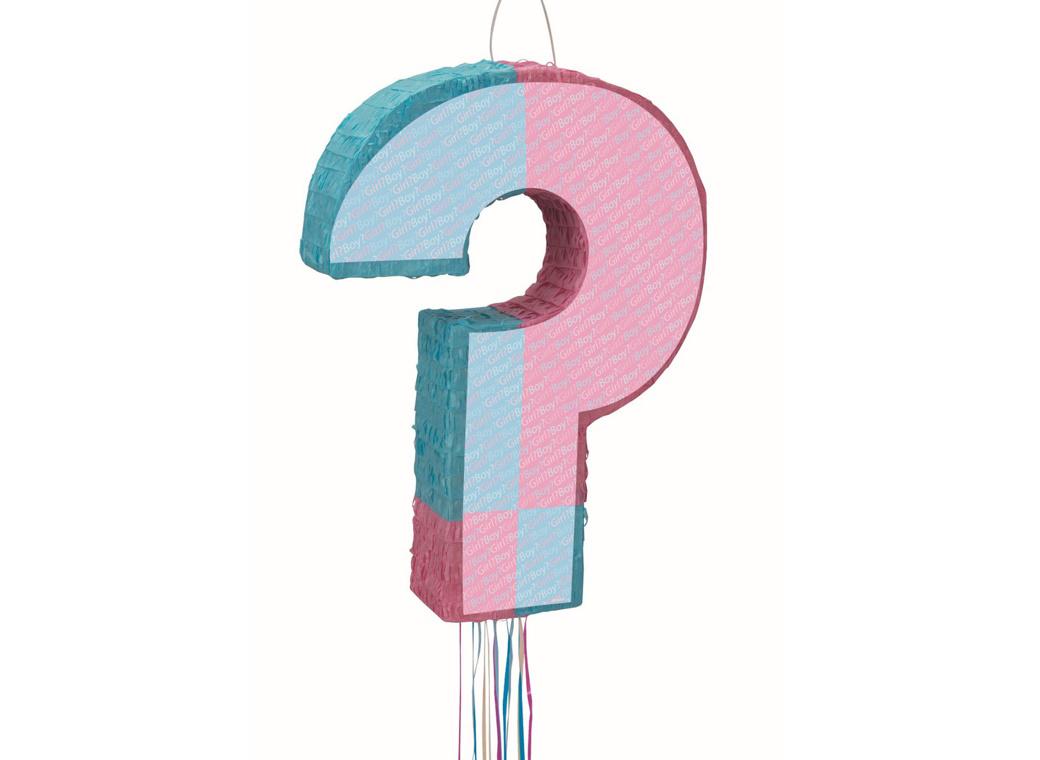 Gender Reveal Question Mark Pinata – Sweet Pea Parties