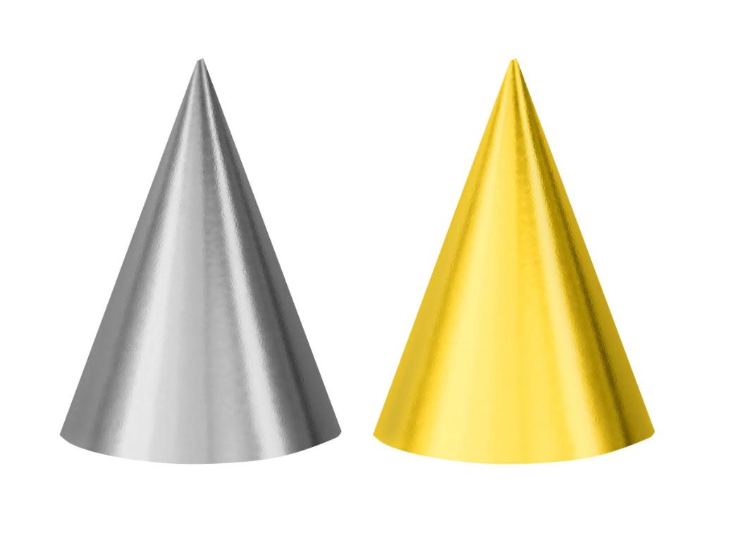 Plush and Golden Party Hats main image 1