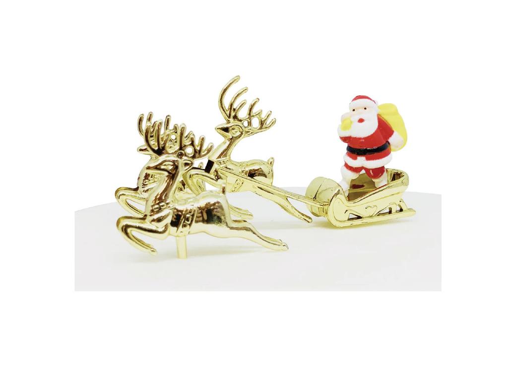 On Dasher On Dancer' Sleigh Scene Decorating Kit