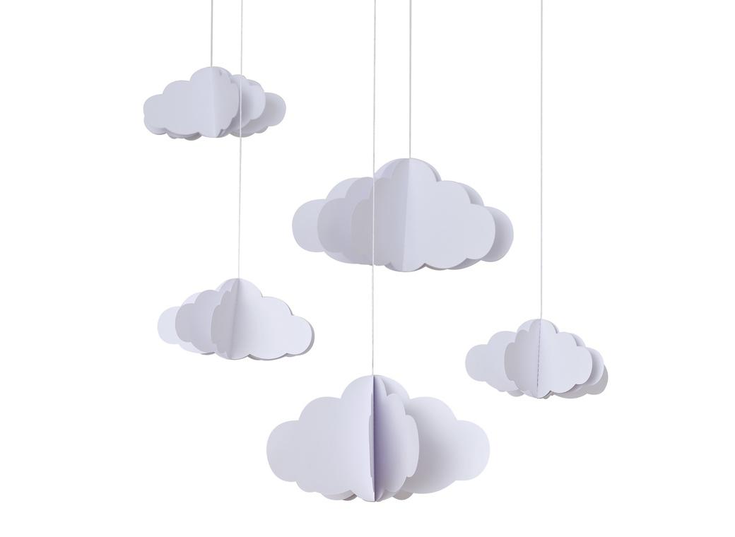 Hello Baby 3D Hanging Cloud Decorations
