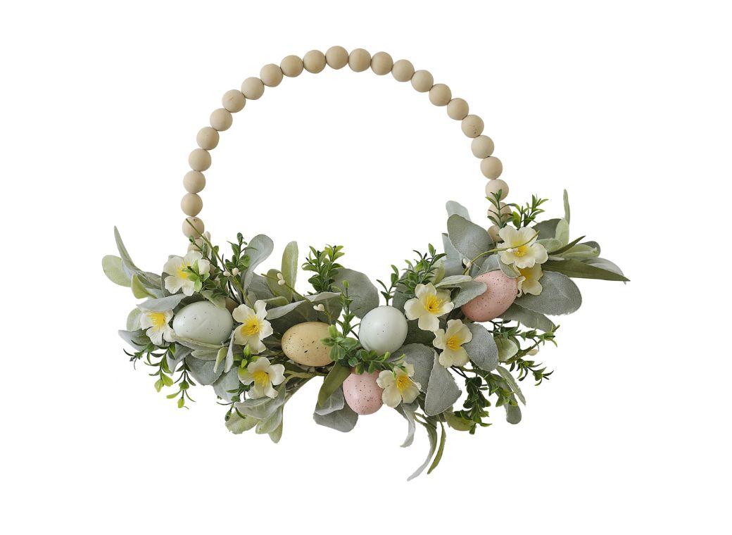Hop Hop Hooray Easter Egg Wreath