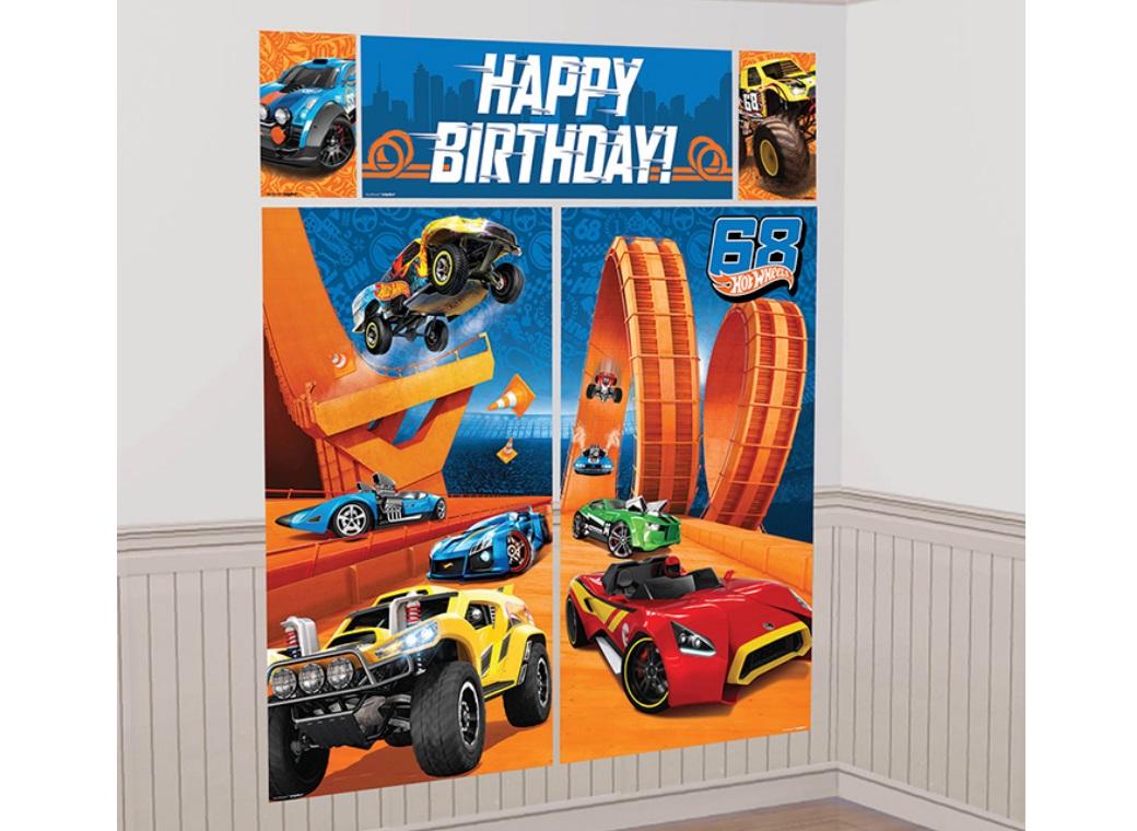 Hot Wheels Wall Decorating Kit