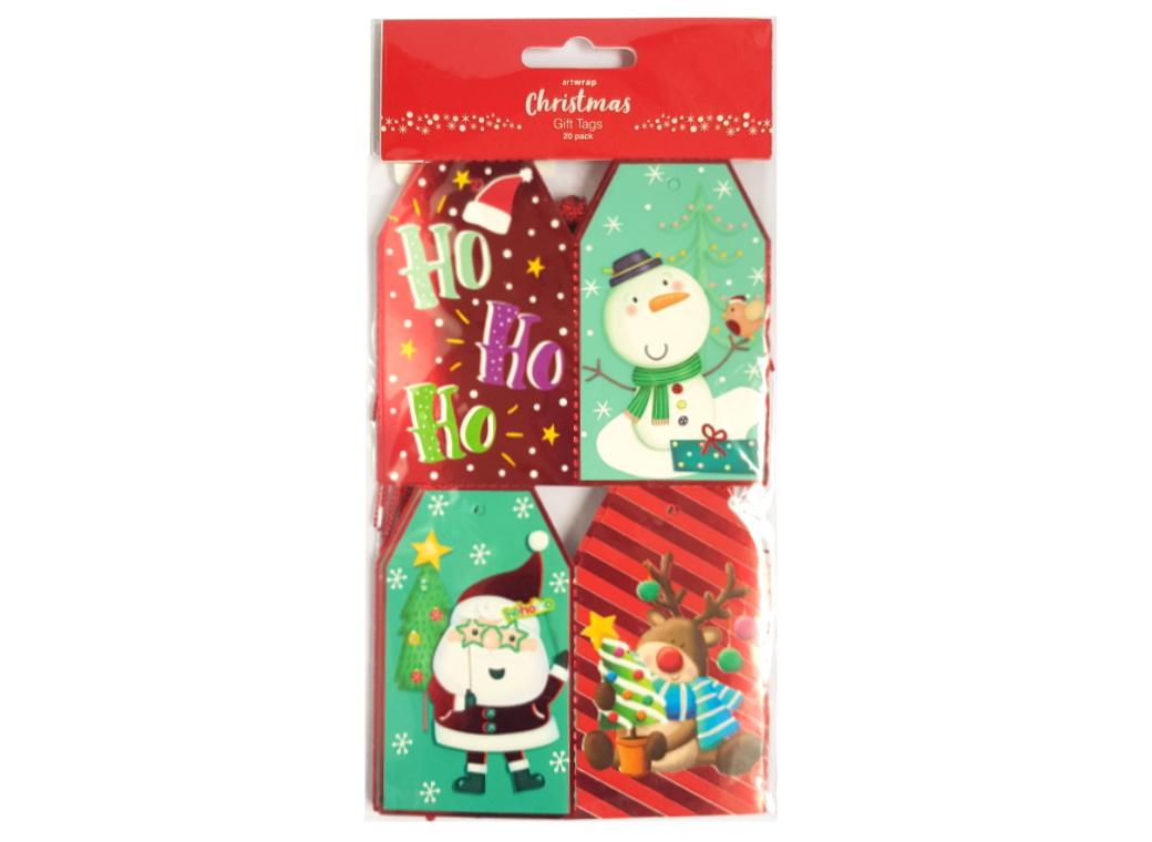 Kids Christmas Gift Tags 20pk