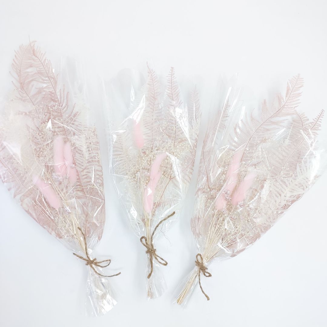 Dried Mixed Florals - Light Pink